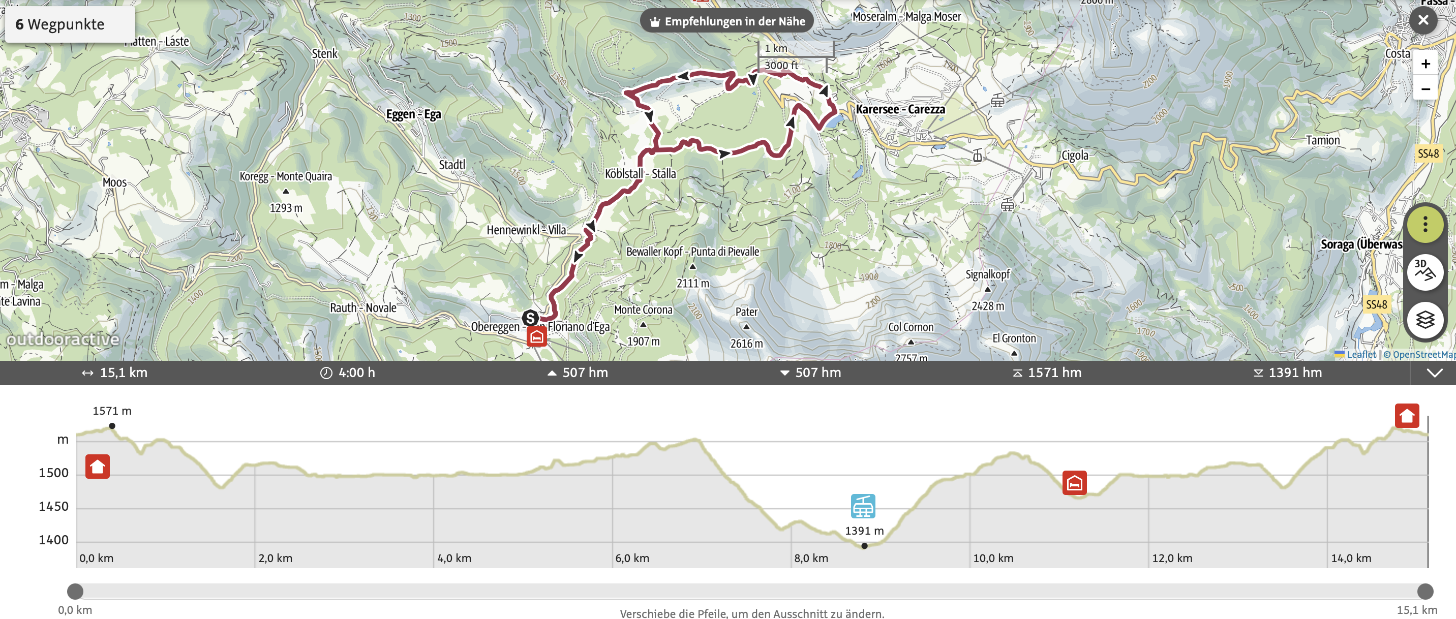 Wanderung Karersee