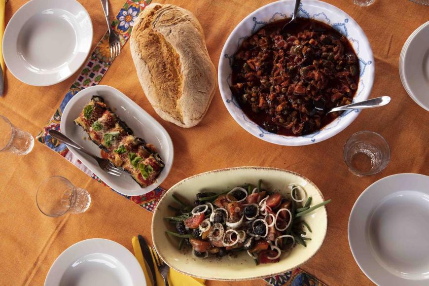 Rezepte aus Sizilien - Caponata Rezepte aus Sizilien - Caponata